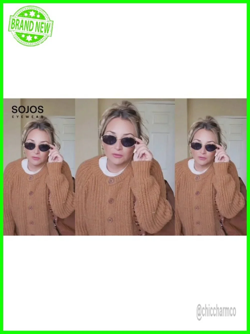 Retro Oval Sunglasses for Women Classic 90s Style UV400 Protection Lightweight